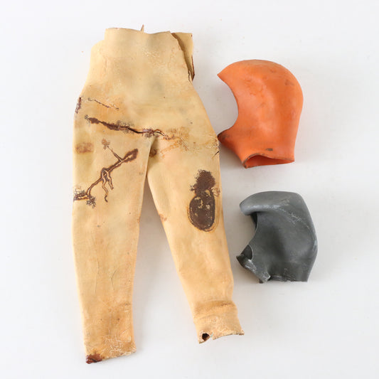 Lot Of 3 1964 Hasbro Gi Joe? Rubber Pants & Scuba Hood Deep Sea Diver Frogman
