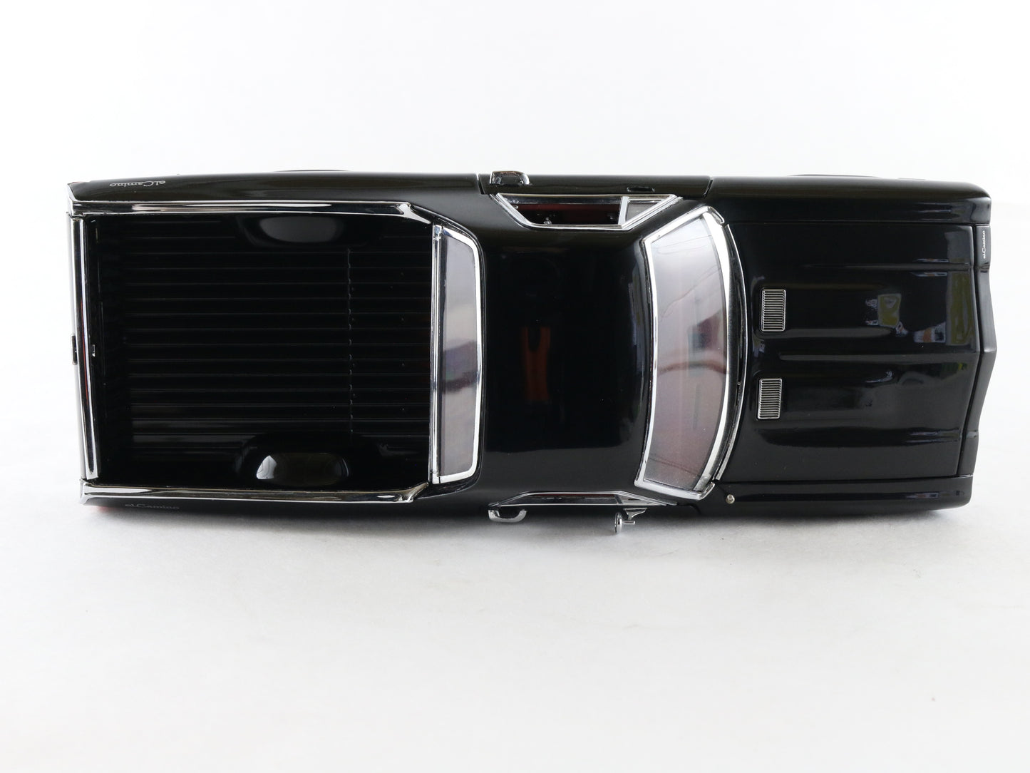 1968 Chevrolet El Camino SS 396 Black Danbury Mint 1:24 Model Car W/ Cover