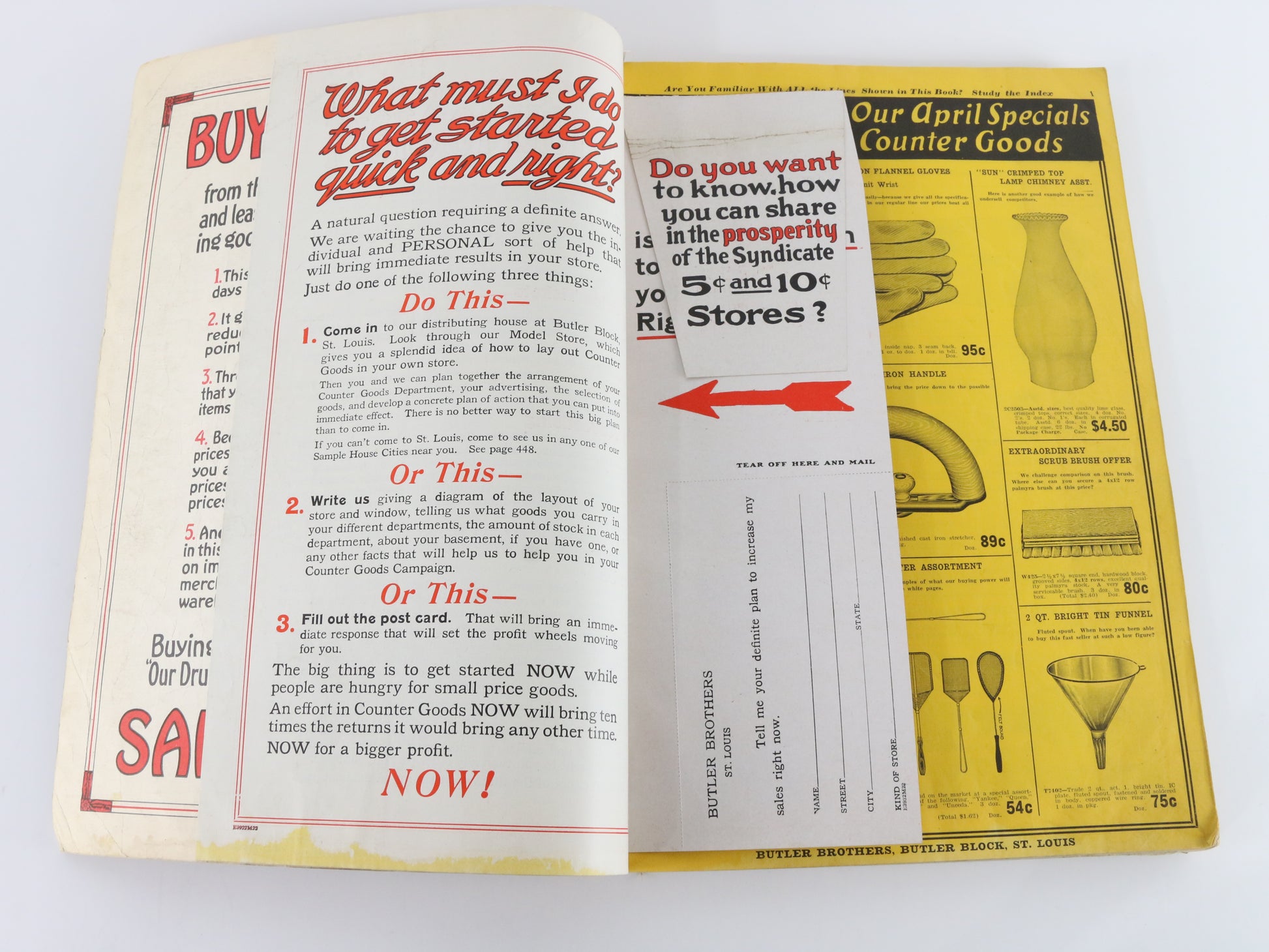 Butler Brothers Our Drummer April 1922 No.1961 Merchant’s Trade Catalog