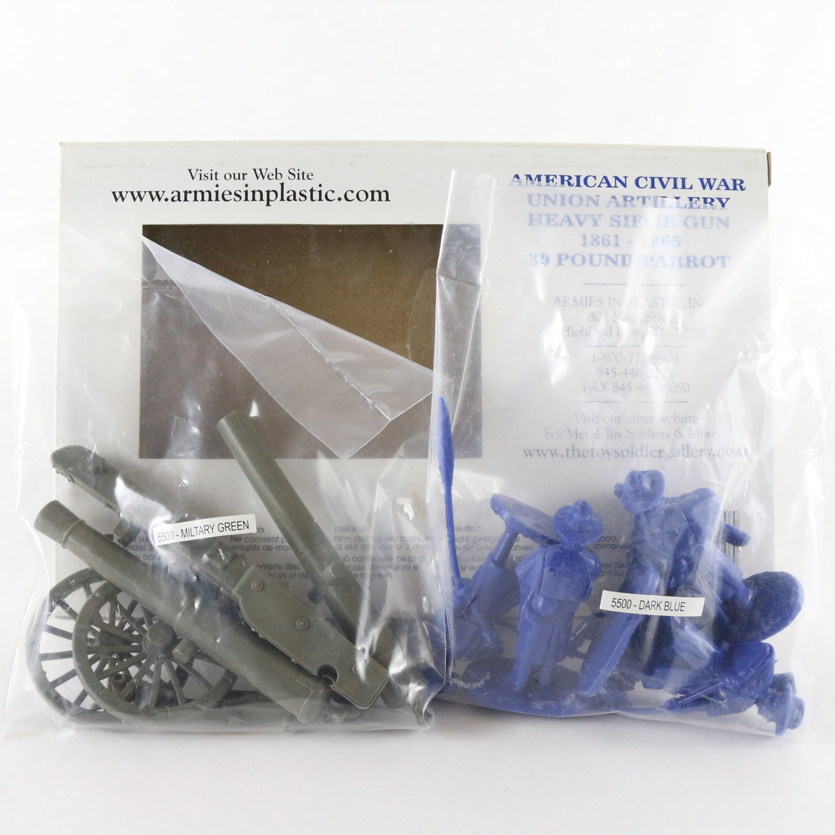 Civil War Confederate Artillery Heavy Siege Gun Armies In Plastic 30 Parrot 1:32