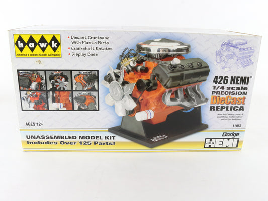 Dodge 426 Hemi Hawk 1/4 Scale Diecast Replica Model Motor 11053 Unbuilt