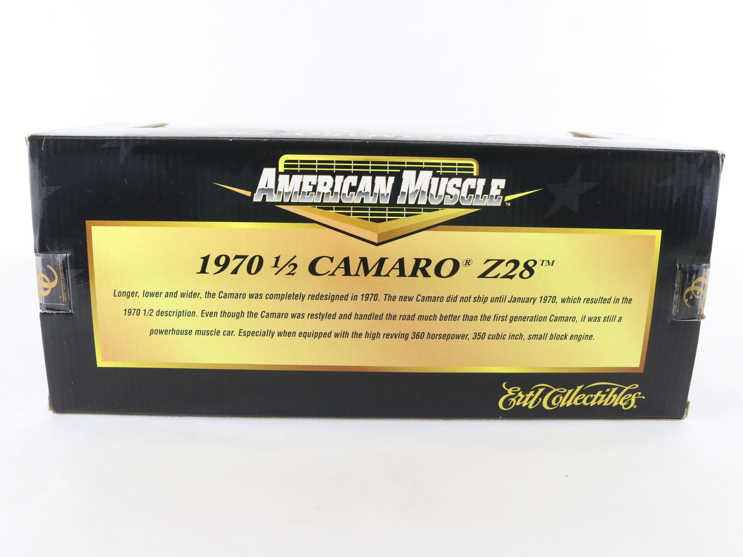 1970 1/2 Chevy Camaro Z28 Orange Black American Muscle ERTL 1:18 LE Model 32464