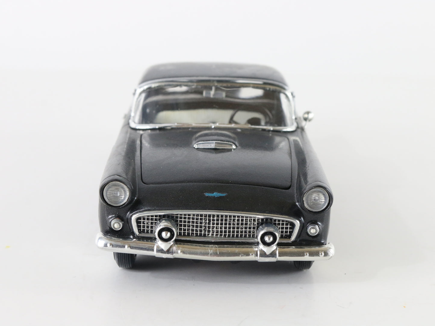 1956 Ford Thunderbird Convertible Black Monogram 1:24 Built Model Car