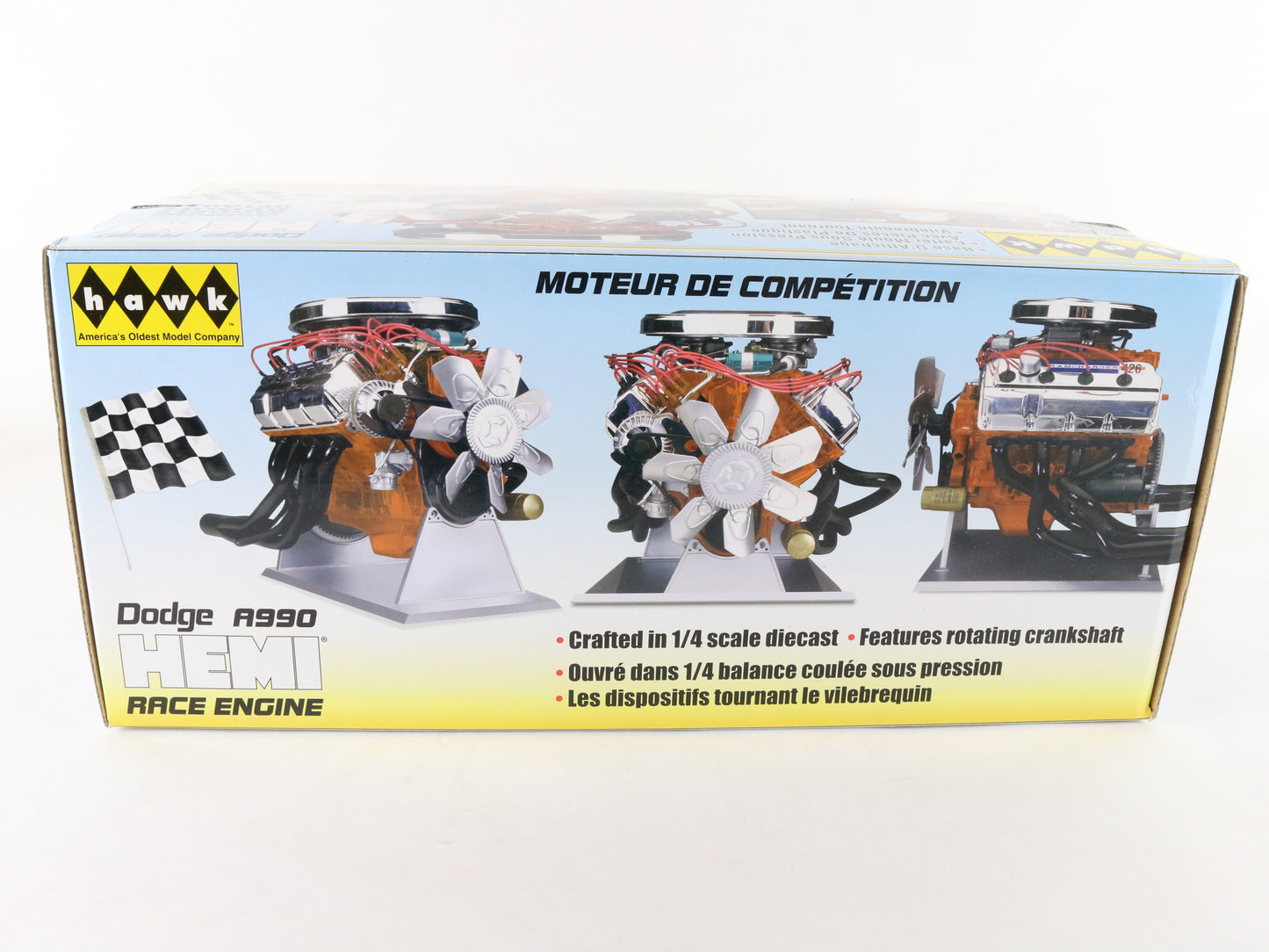 Dodge A990 Hemi Race Engine Hawk 1/4 Diecast Model Motor 11055 Sealed