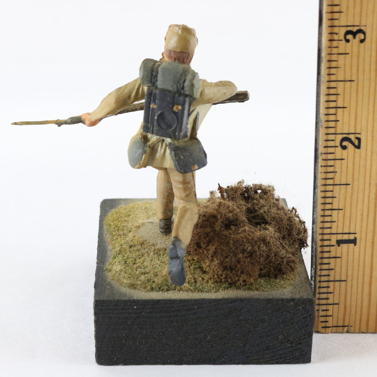Confederate Soldier Running American Civil War Vintage Custom 2.25" Diorama 54mm