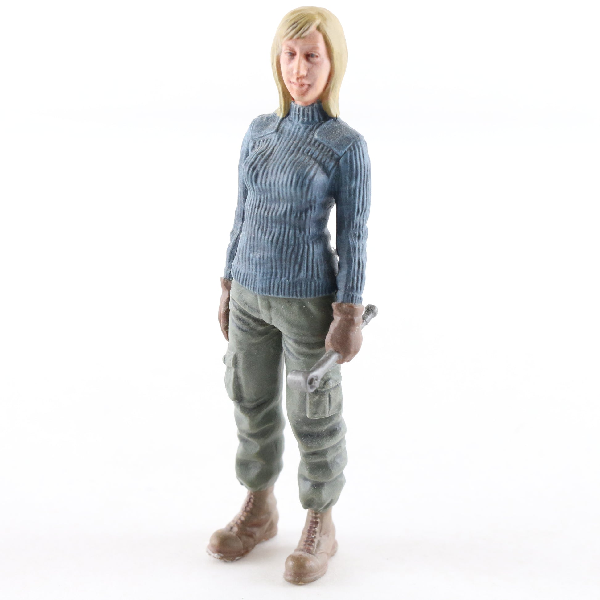 Ma.k. Zbv3000 Female Mechanic W/ Wrench 1/20  Built Maschinen Krieger