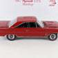 1967 Plymouth GTX Hardtop Red & Black Danbury Mint 1:24 Diecast Model Car