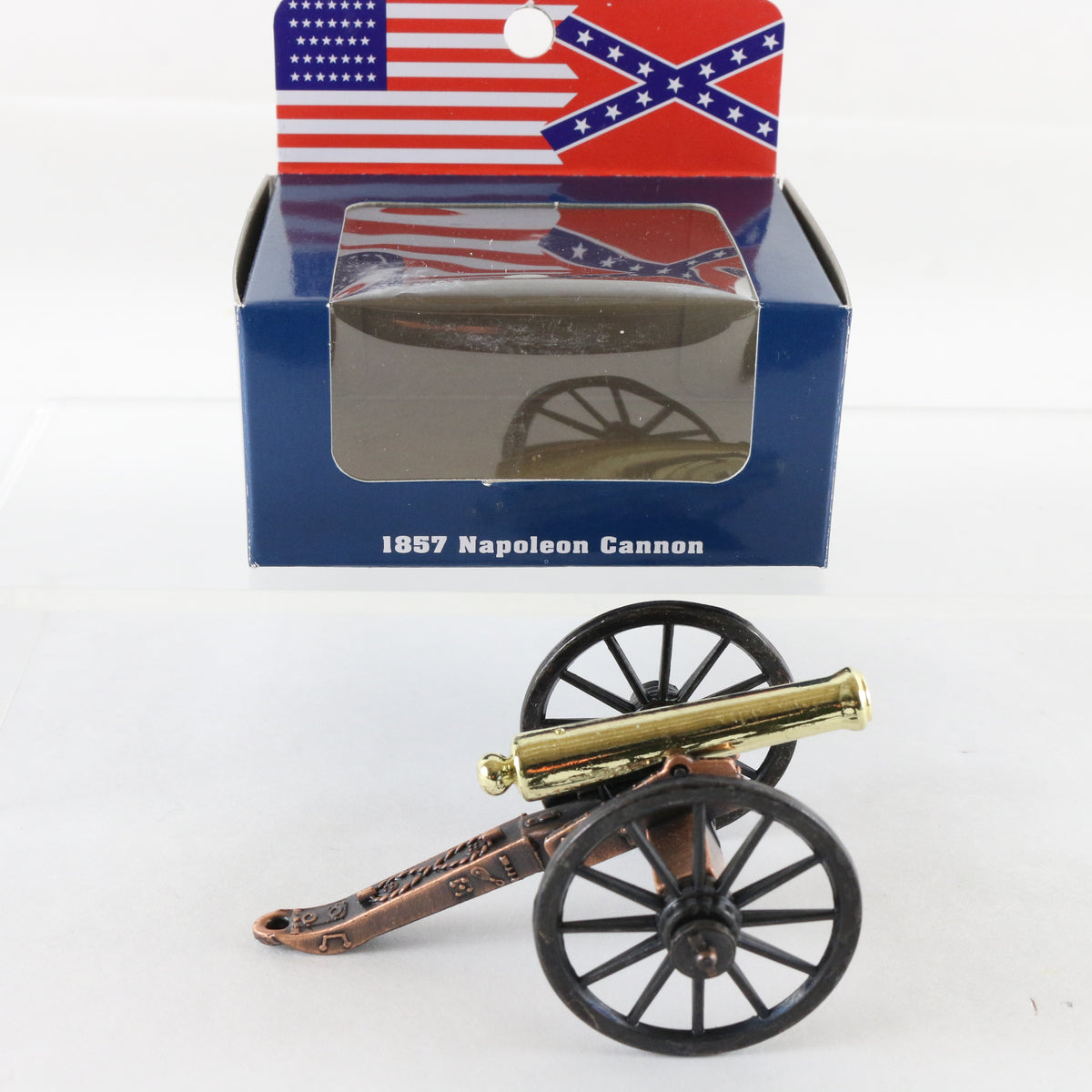 1857 Napoleon Cannon American Civil War Americana Metal Artillery Model