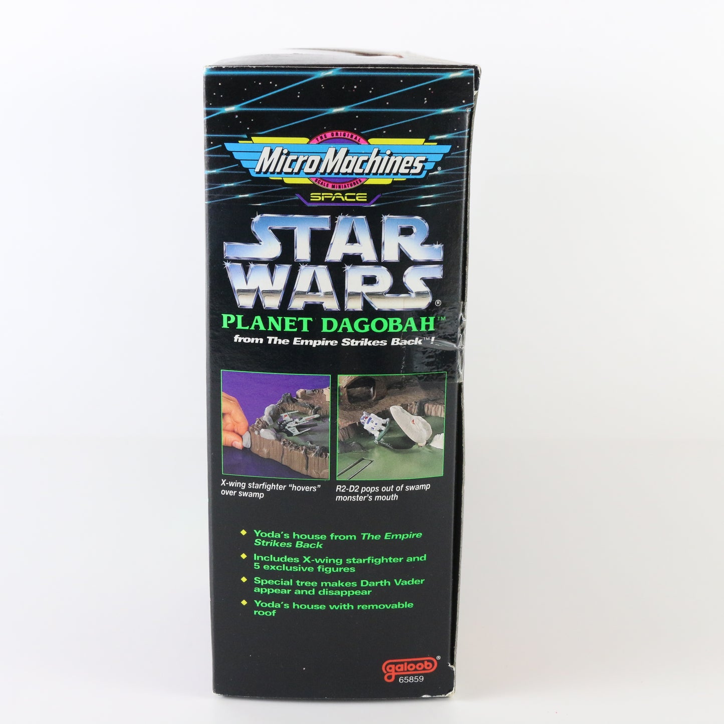 Micro Machines Space Star Wars Planet Dagobah Esb Diorama Galoob 65859