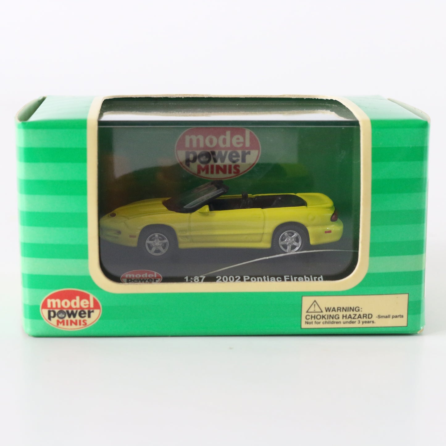 2002 Pontiac Firebird Yellow Model Car Model Power HO SCALE 1:87 19291