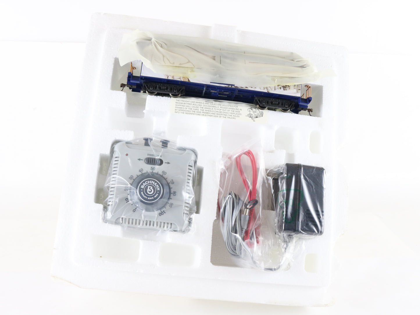 Hawthorne Village HO Proud & Free Wolf Baggage Train Car W/ Transformer