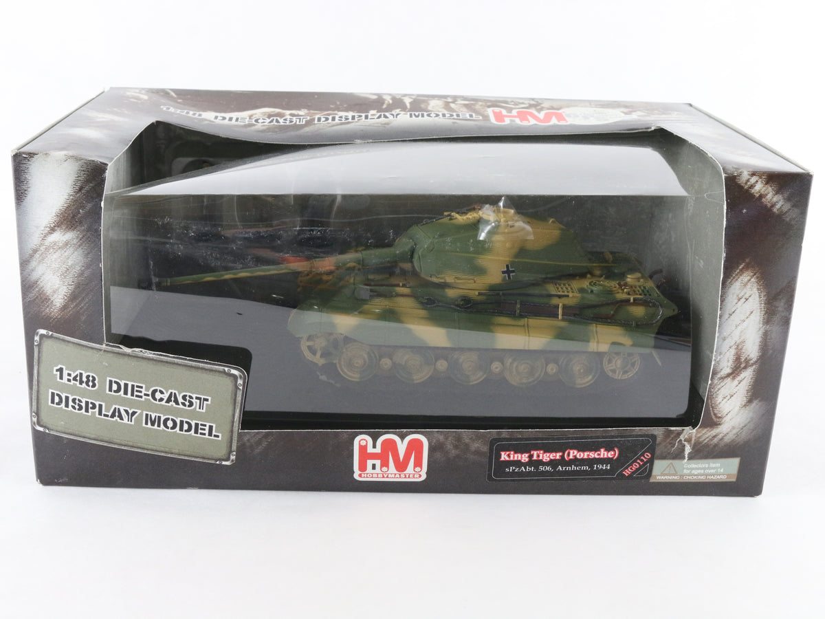 King Tiger Porsche German Tank Arnhem 1944 Hobby Master 1:48 HG0110 Sealed Model