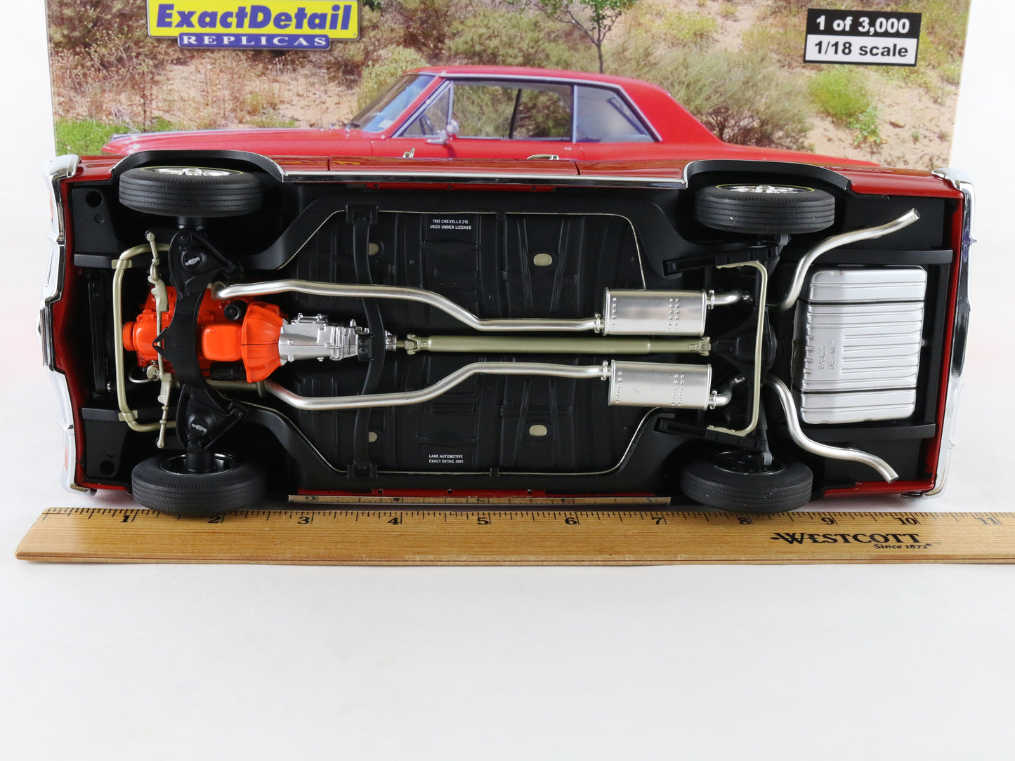 1965 Chevy Chevelle Z16 Malibu SS Red Exact Detail 1:18 Diecast 2370/3000 501