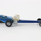 Vintage Hot Wheels Fuel Dragster Blue Metal Model Car Mattel 1:64 5951002