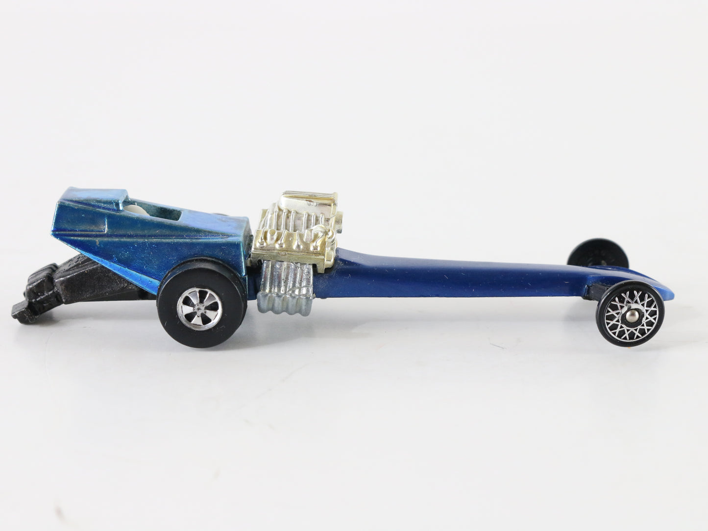 Vintage Hot Wheels Fuel Dragster Blue Metal Model Car Mattel 1:64 5951002