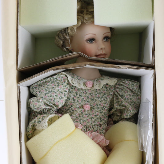 Kathleen? Elite Dolls Large 30" Porcelain Doll W/ Box & Accessories