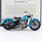 1949 Harley Davidson Hydra-Glide FL Blue Franklin Mint 1:24 Model Motorcycle