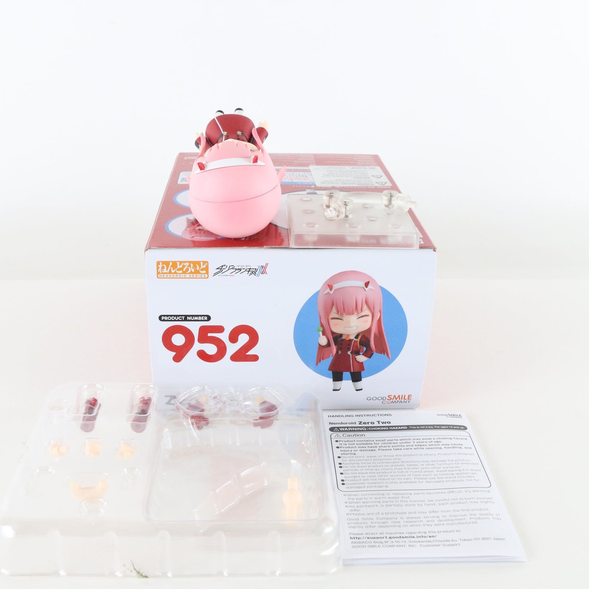 Nendoroid 952 Zero Two Darling In The Franxx Action Figure Good Smile W/ Box