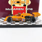 1974 Mclaren M16 #3 Rutherford Indy 500 Orange Carousel 1 1:18 Diecast Model Car