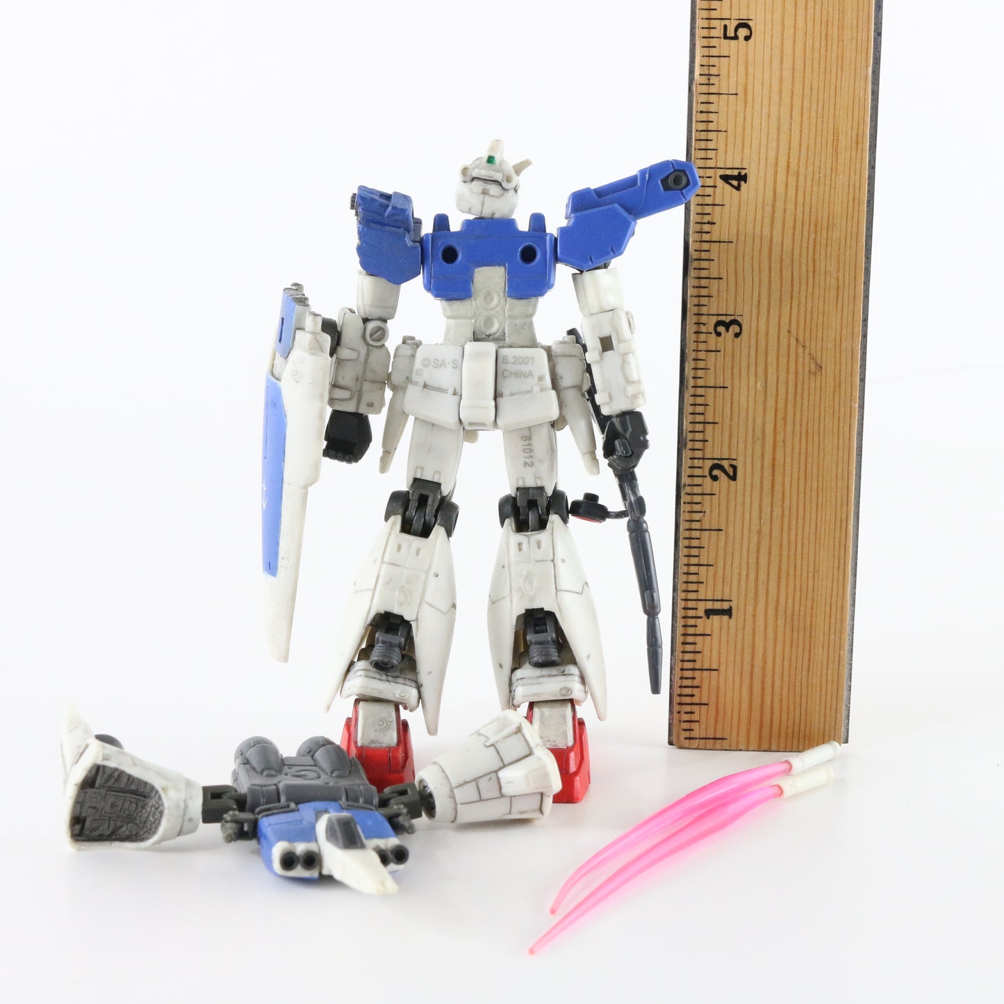 Gundam MSIA Battle Scarred Gp-01 Fb Mobile Suit Bandai Action Figure 4.25"