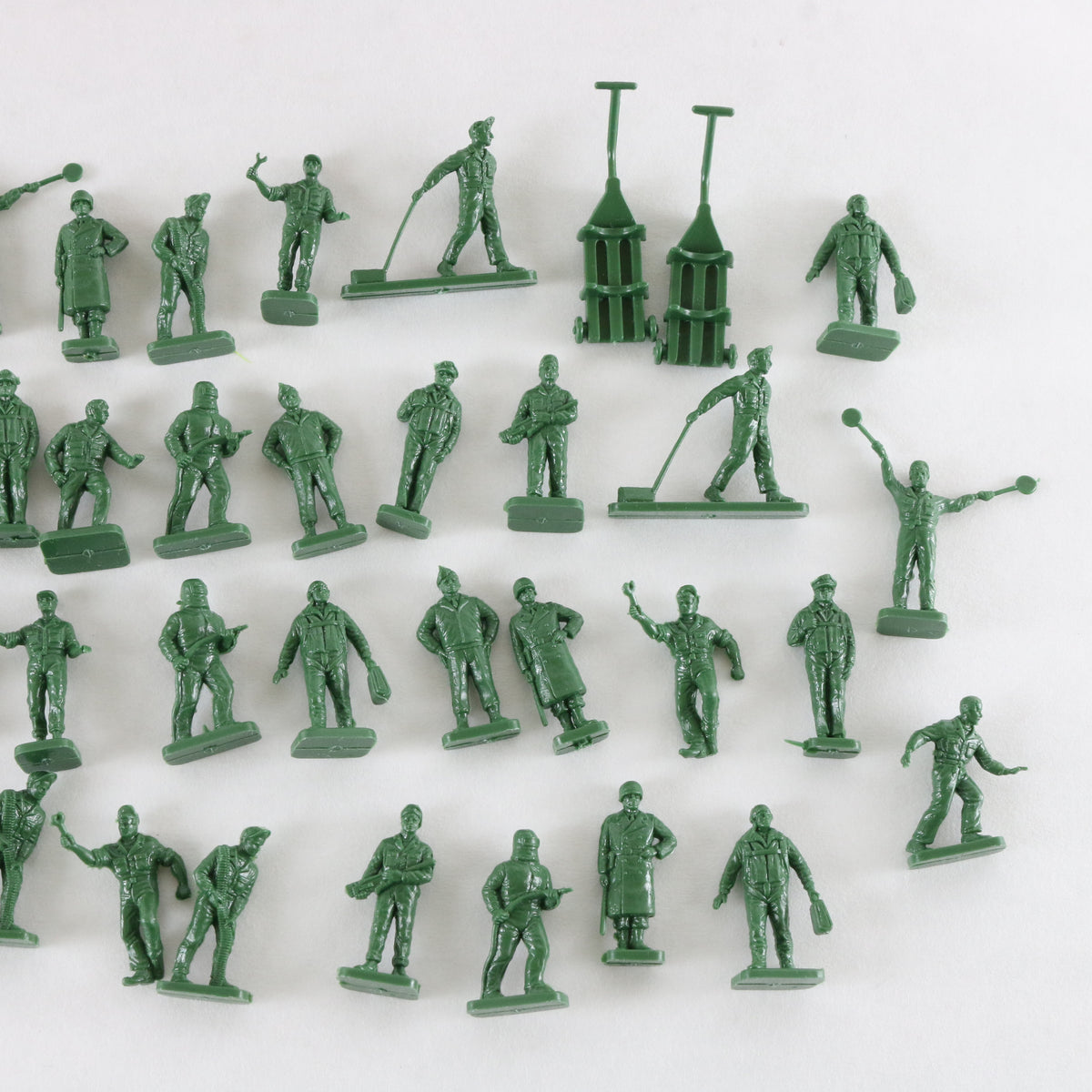 USAAF Personnel Air Force WWII Airfix 1:72 Plastic Model Soldier Figures