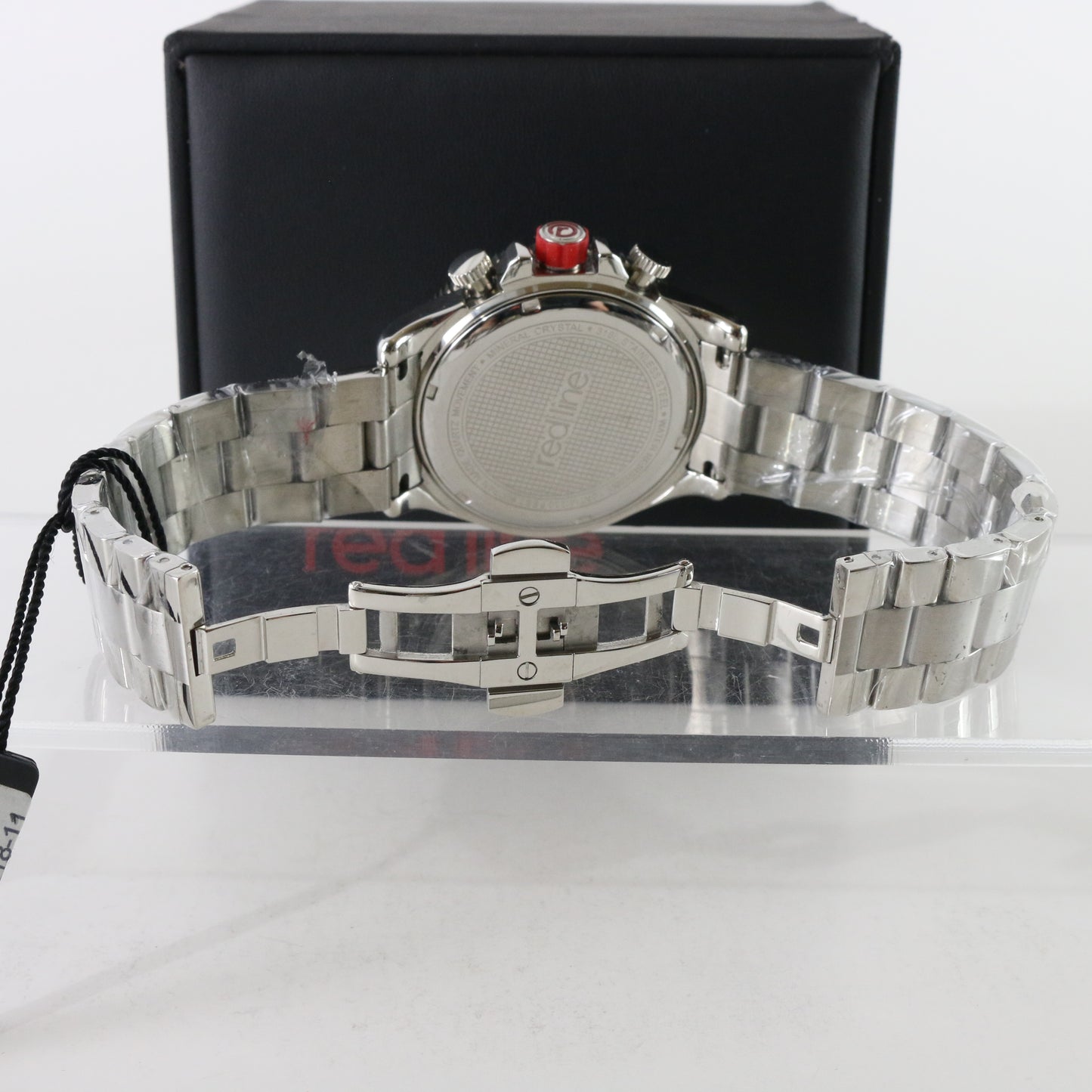 Red Line Japan Quartz Mens Watch 316L Stainless Steel 10 Atm Chrono RL-50018-11