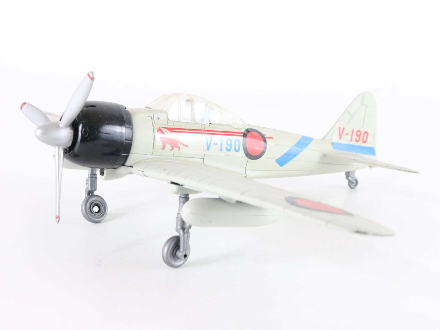 Mitsubishi A6M Zero Military Fighter Plane Toy Mark 7.5 inch