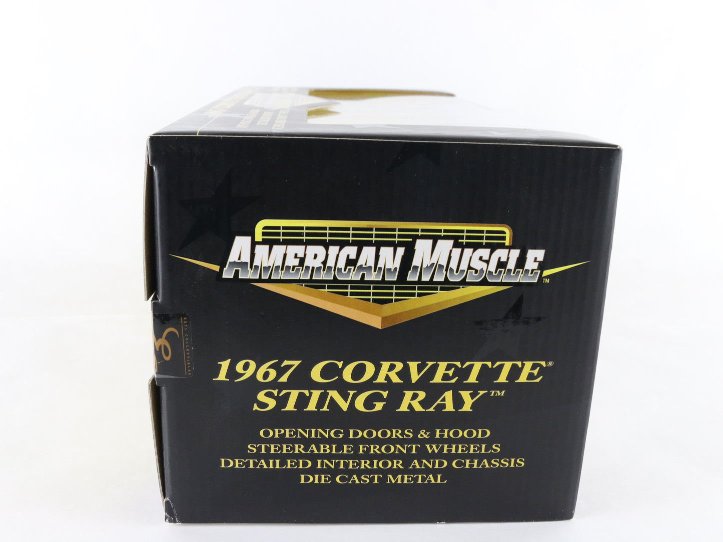 1967 Chevy Corvette Sting Ray Yellow American Muscle ERTL 1:18 Diecast 32273