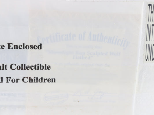 Hawthorne Village HO Moonlight Run Wolf Flatbed Train 14-09137-020 SEALED