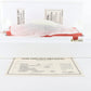 1956 Lincoln Premiere Coupe Coral & White Danbury Mint 1:24 Diecast Model