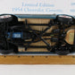 1954 Chevy Corvette Convertible Limited Edition Blue Tan Danbury 1:24 #648