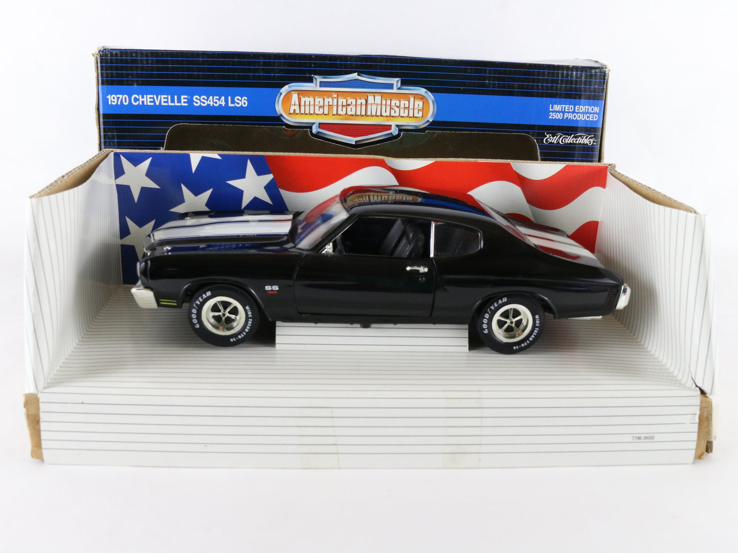 1970 Chevy Chevelle SS 454 LS6 Black American Muscle ERTL 1:18 1 Of 2500 7003