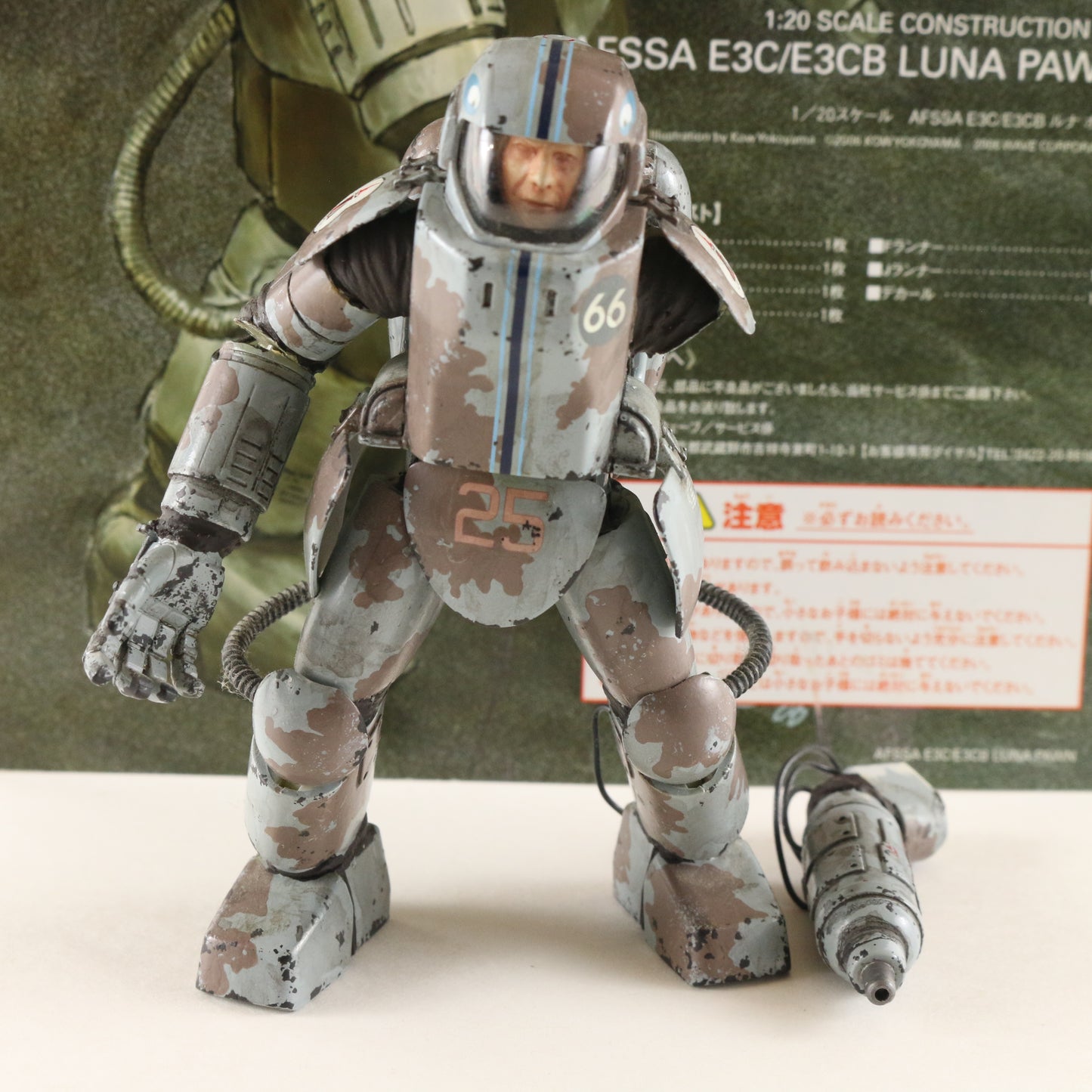 Ma.k. Zbv3000 Maschinen Krieger Luna Pawn Afssa E3c/e3cb 1:20 Built Painted
