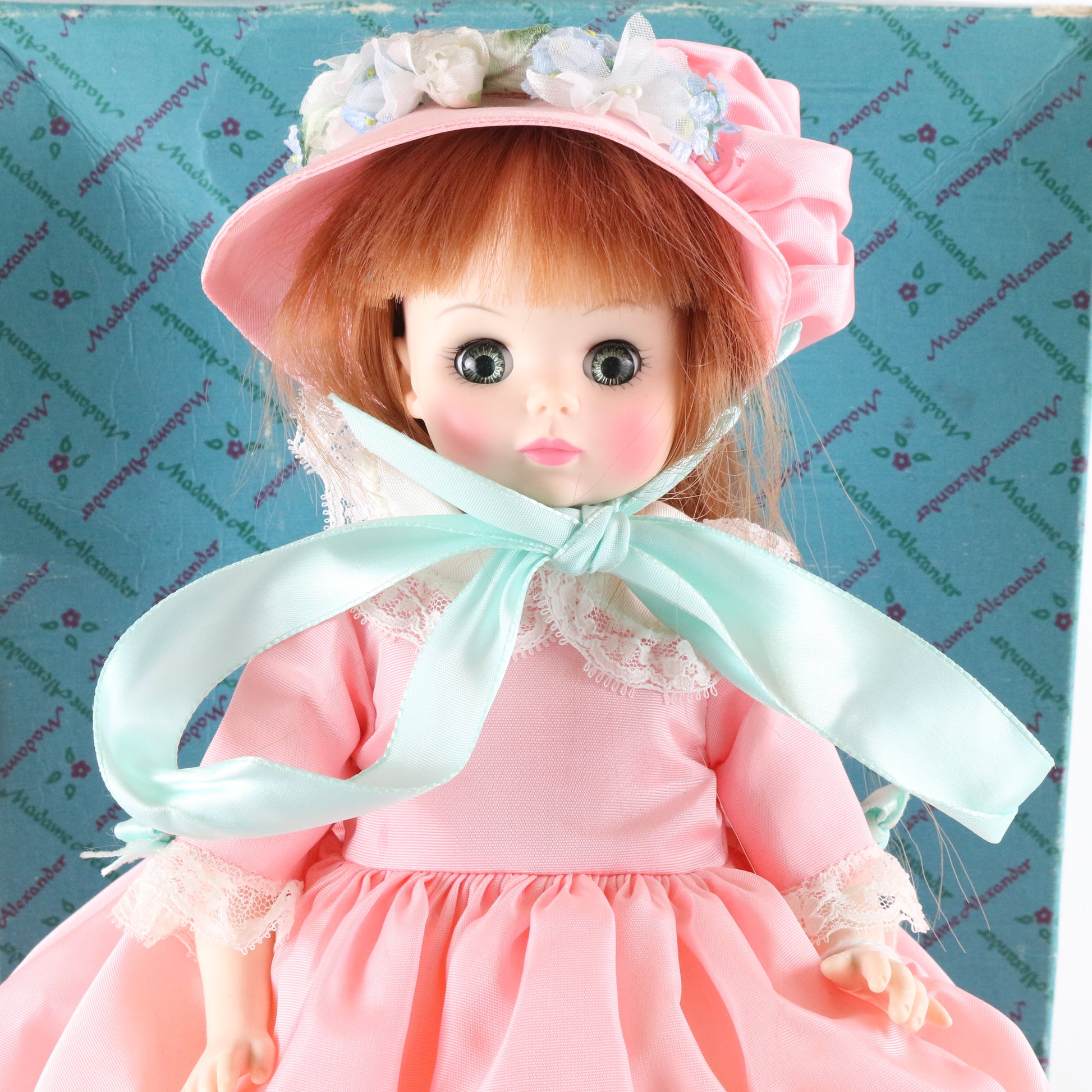 Lucinda Madame Alexander Red Hair Pink Dress Girl Doll 13.5