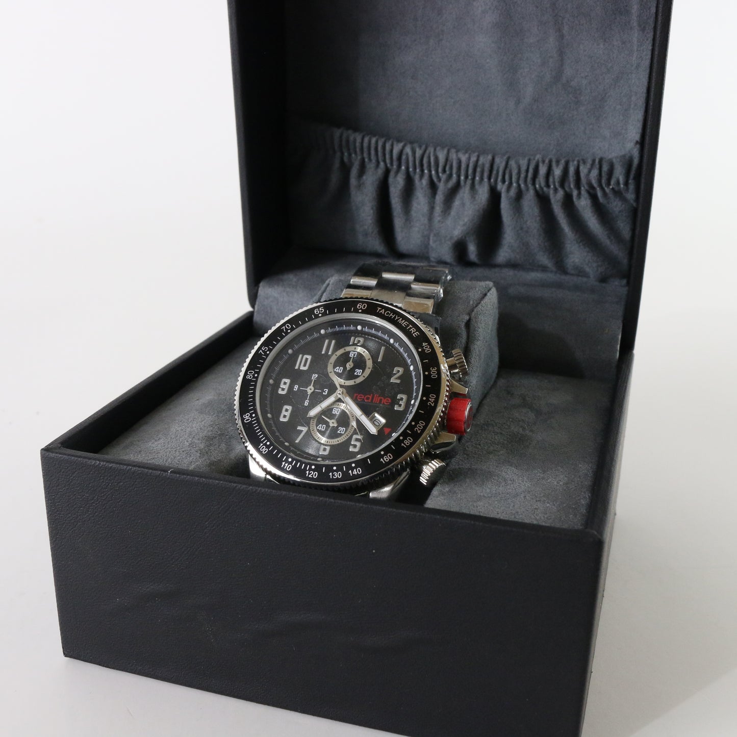 Red Line Japan Quartz Men's Watch 316L Stainless Steel 10 ATM Chronograph RL-50018-11