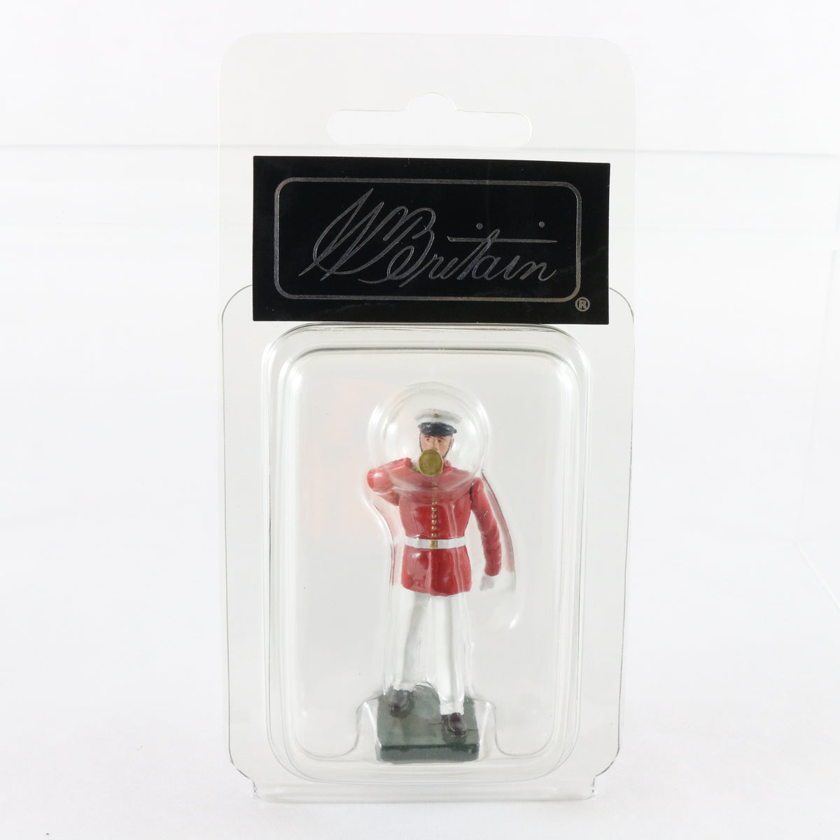 US Marine Corps Bugler Red Coat Soldier Britains 1:32 48506 Metal Figure