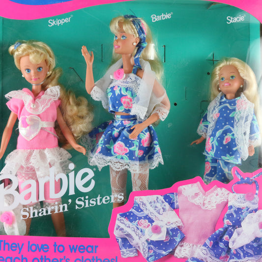 Barbie Sharin' Sisters Skipper Stacy Set Mattel 10143