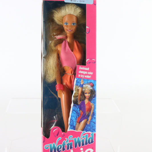 Barbie Wet N Wild Changing Color Swimsuit Mattel 4103 1989