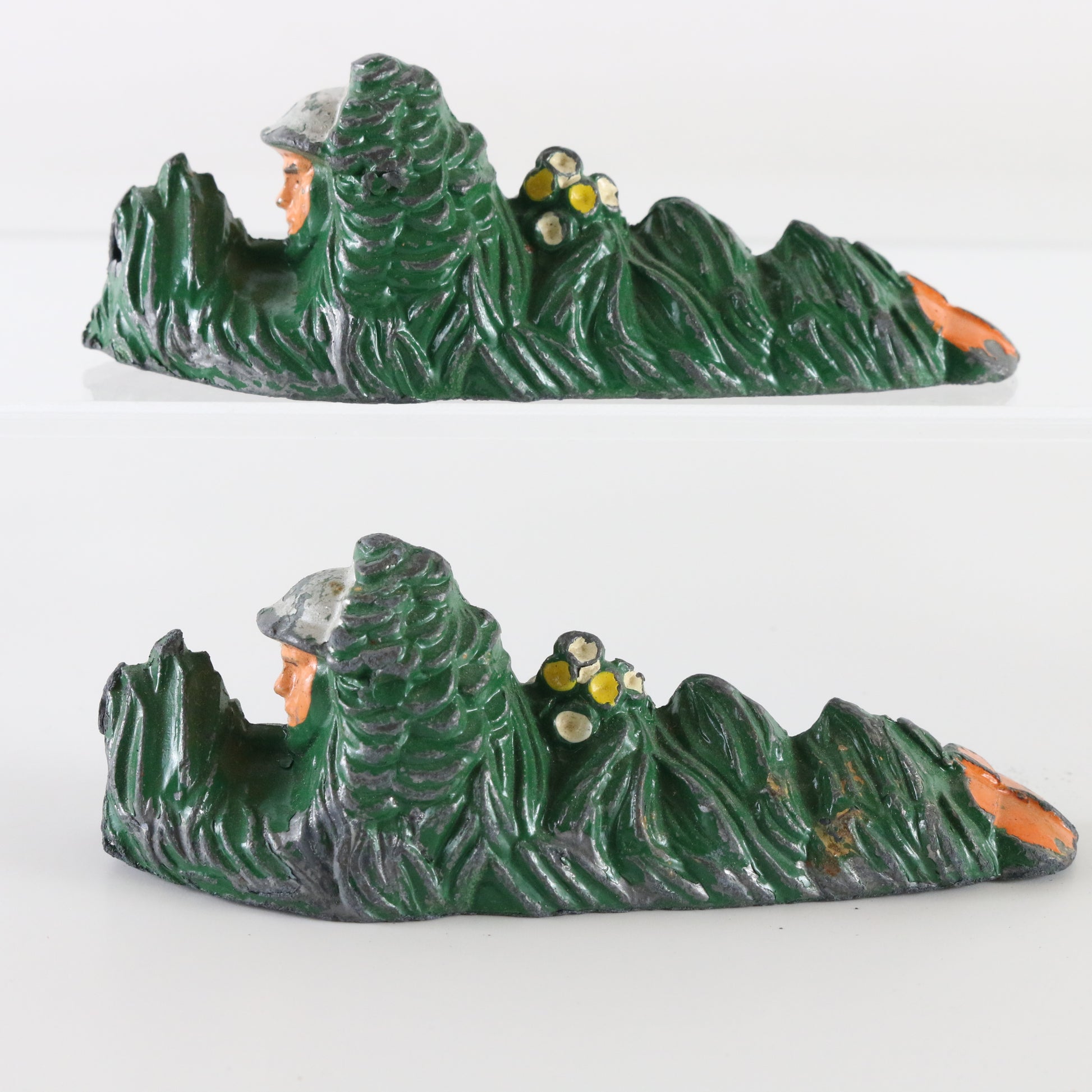 Barclay Manoil metal sharpshooters gillie suit camo vintage soldier toys