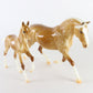 Breyer Poppy & Ollie Andalusian Mare & Foal Vintage Club Palomino Glossy 250 LE