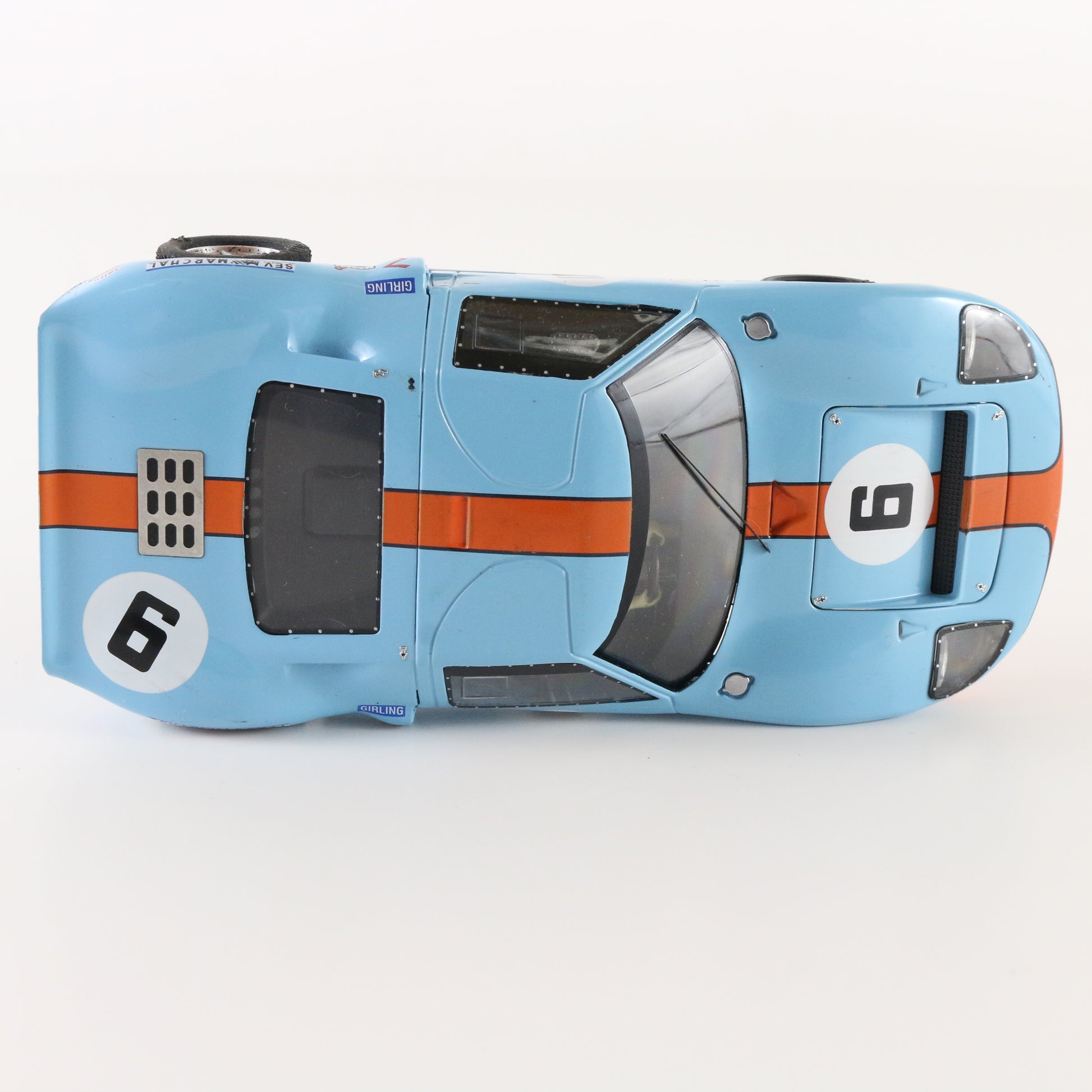 Slot.it 1969 Ford GT40 #6 blue and orange Le Mans 1:32 slot car