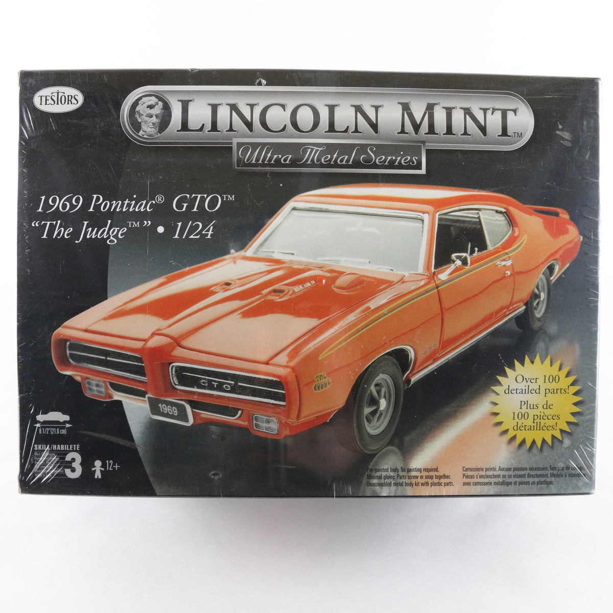 1969 Pontiac GTO The Judge Lincoln Mint Testors 1:24 Metal Model Kit 7120