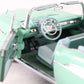 1957 Chevrolet Bel Air Surf Green Convertible Danbury Mint 1:24 Model Car