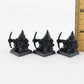 Lot Of 3 Dwarf Miners Citadel Warhammer 8044/1 Black Painted Metal Figures