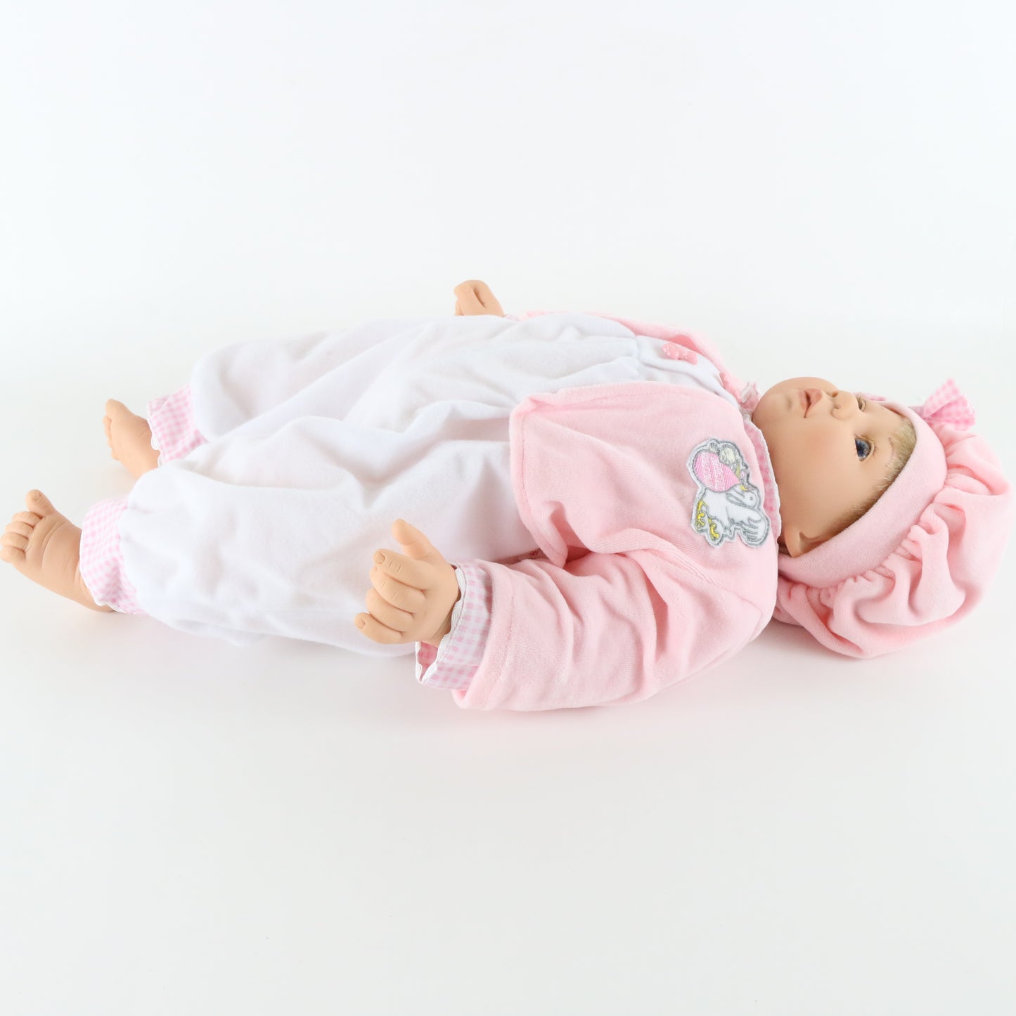 Cititoy True To Life Girl Large 18" Vinyl Doll W/ Pink Clothes & Hat