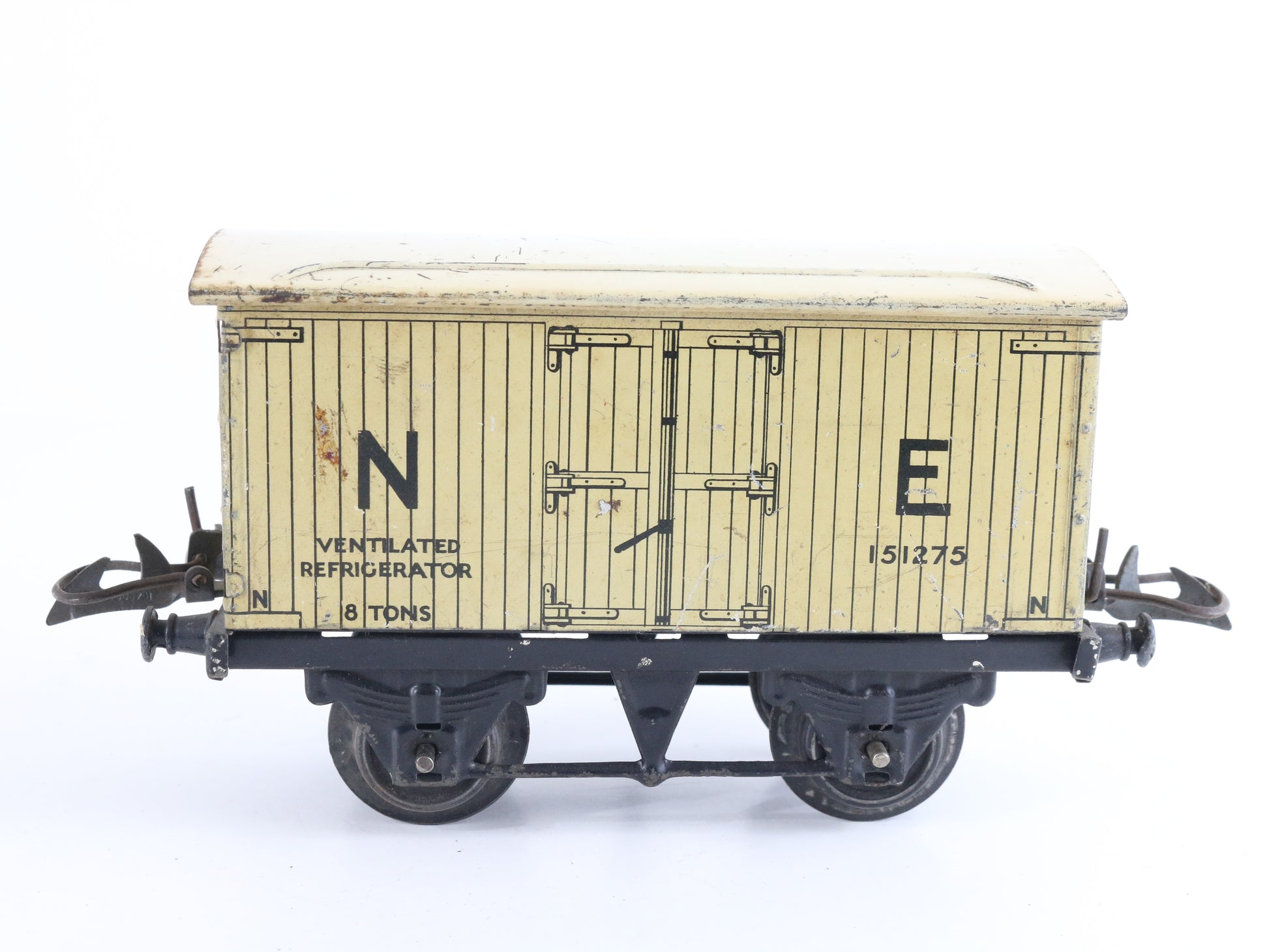 Hornby Meccano O NE LNER Ventilated Refrigerator Car Model Train rare refrigerated goods wagon collectible