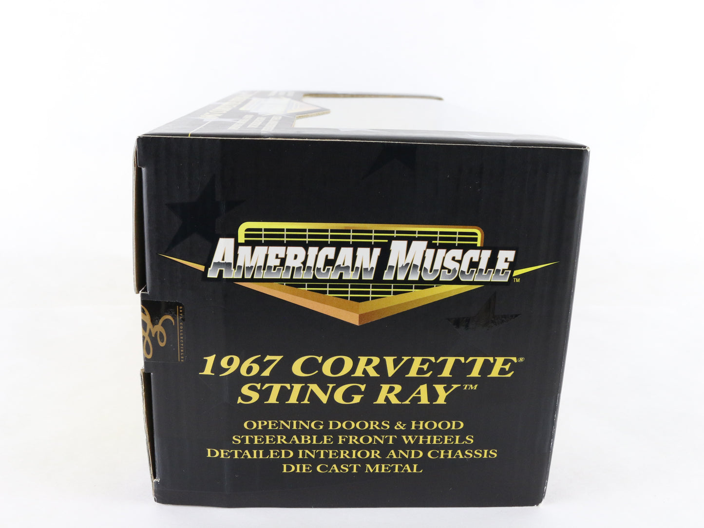 1967 Chevy Corvette Sting Ray Black Blue American Muscle ERTL 1:18 Model 32276
