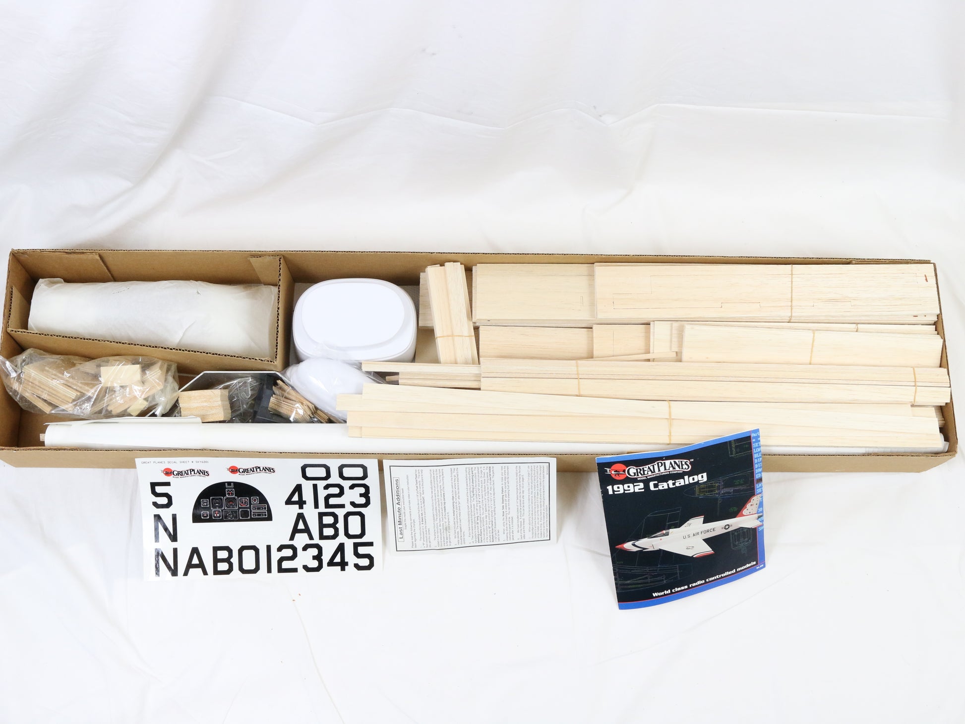 Great Planes Super Skybolt Aerobatic Biplane 57" Wingspan Wood RC Kit