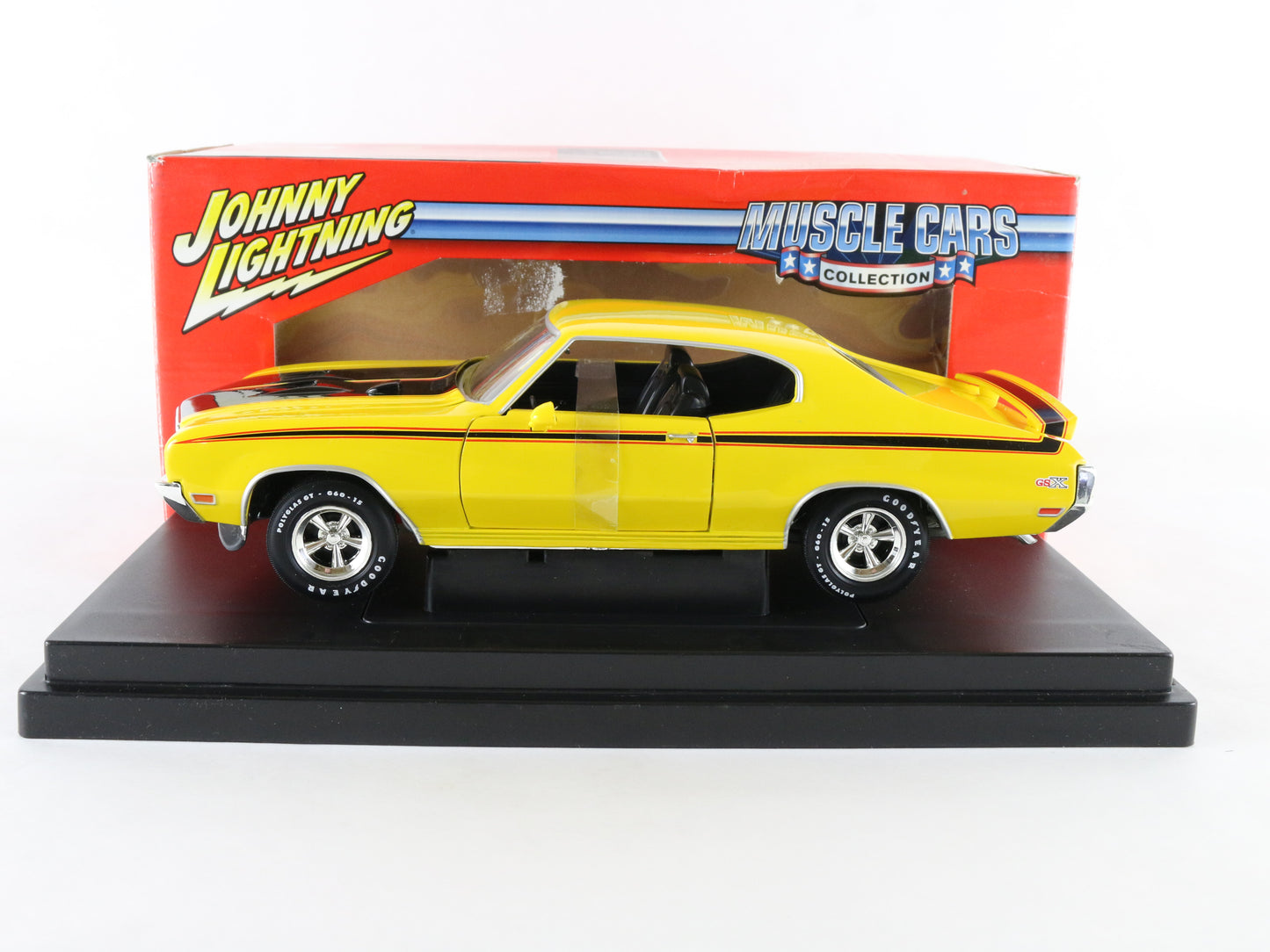 1970 Buick Gsx Yellow Black Johnny Lightning Rc2 1:18 Model Car 51050e