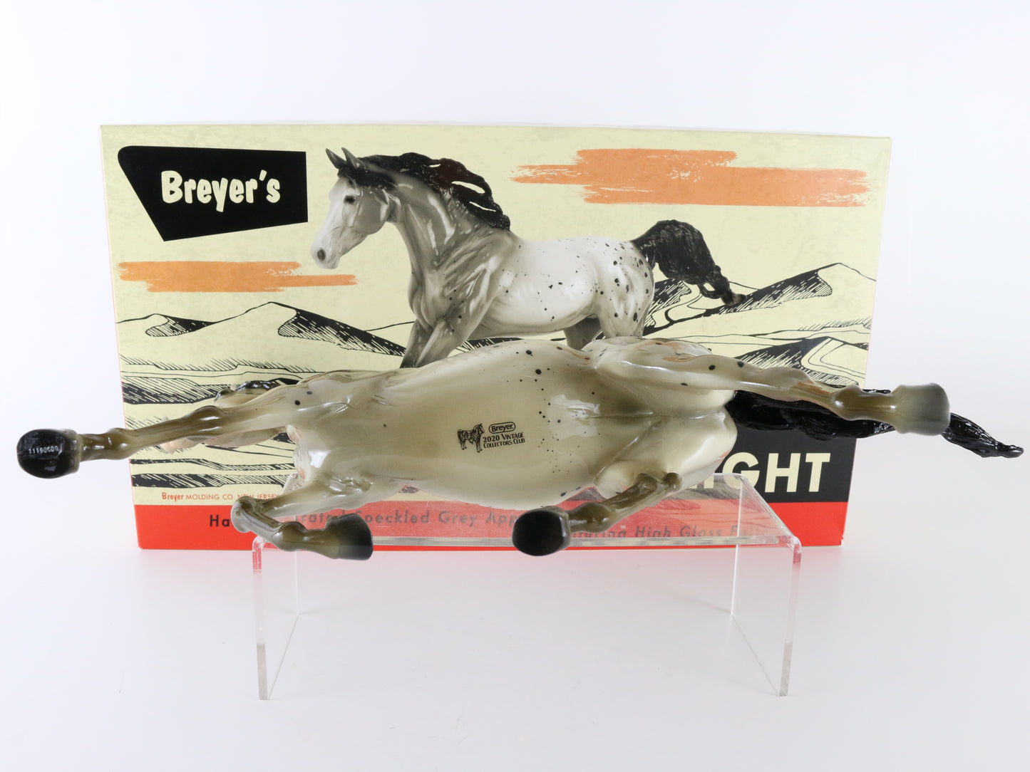 Breyer Starlight Shagya Arabian Glossy Vintage Club W/ Box & COA Horse